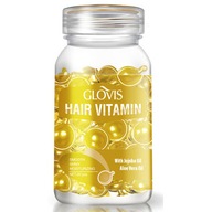 Glovis Hair Vitamin Oil Gold Kapsule Vitamíny na vlasy Jojobový olej