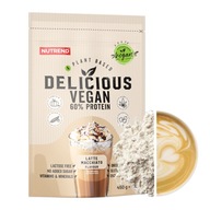 Delicious Vegan Protein 450g latte macchiato vegánsky proteínový koktail vitamíny
