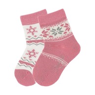 Ponožky STERNTALER 2-balenie pre deti bavlna 15-16