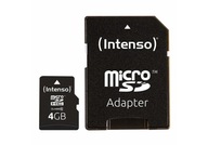 Karta microSD Intenso Class 10 4GB z adapterem