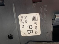OPEL VECTRA C SIGNUM light switch 9116612