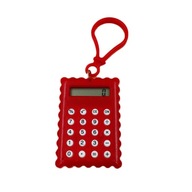 Kieszonkowy studencki mini kalkulator elektroniczny w kształcie herbatnika