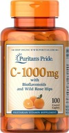 Vitamín C - 1000mg kyselina L-askorbová 100 tabliet Puritan's Pride