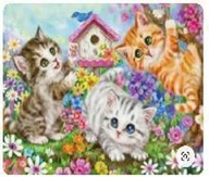 Norimpex Diamantová mozaika - Tri veselé mačičky