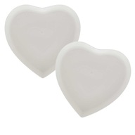 Sada 2 tanierikov na múčniky Cupido srdce 17 cm H1