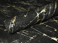 Tapeta čierny zlatý kameň mramor hrubé tapety umývateľné obývacia izba spálňa