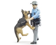 BRUDER 62150 Figúrka policajta so psom