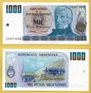-- ARGENTYNA 1000 PESOS nd/ 1983 32D P317b UNC