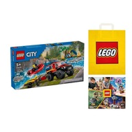 LEGO CITY č. 60412 - Terénne hasičské auto s loďou +Taška +Katalóg 2024
