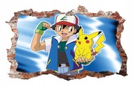 NAKLEJKI NA ŚCIANĘ Pokemon GO Pikachu 115x75 cm