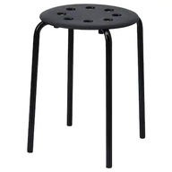 IKEA MARIUS Stolička, čierna