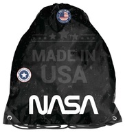 Školský vak na topánky NASA čierny