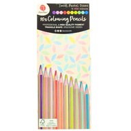 Ceruzkové pastelky trojuholníkové Pastelové 10 farieb