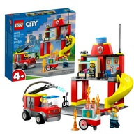 LEGO CITY Hasičská stanica a hasičské auto Sada kociek Lego 60375
