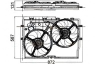 BEHR HELLA VENTILÁTOR CHLADIČA 1347697080 1358012