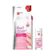 Eveline Cosmetics Nail Therapy odżywka do paznokci nadająca kolor Pink