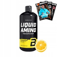 BIOTECH LIQUID AMINO 1000 ML AMINOKWASY W PŁYNIE SIŁA WYTRZYMAŁOŚĆ