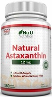 Doplnok Nu U Natural Astaxanthin 180 softgel capsules Astaxantín 12mg