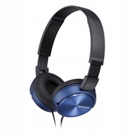 Słuchawki nauszne Sony MDR-ZX310AP czarno-niebieskie tłumienie dźwięków