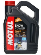 Syntetický olej Motul SnowPower 4T 4 l 0W-40 + ZAWIESZKA SERWISOWA MAXGEAR WYMIANA OLEJU I FITRÓW