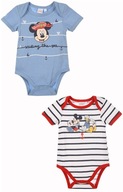 2 - pak body niemowlęcych Myszka Mickey 86