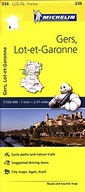 Gers, Lot-et-Garonne - Michelin Local Map 336: