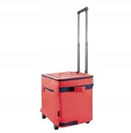 Bevásárlókocsi 40 l hűtő funkcióval TOPMOVE piros max. 14 kg