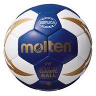Piłka ręczna Molten mini H00X300-BW r.00 niebiesko-biało-złota