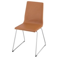 IKEA LILLANAS Krzesło chrom/Grann złoto-brązowy