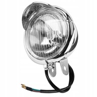 LAMPA MOTOCYKLOWA REFLEKTOR PRZÓD CHOPPER CHROM