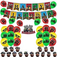 SZÜLINAPI SZETT MONSTER TRUCK DEKORÁCIÓ Lufik