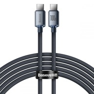 Kábel USB typ C - USB typ C Baseus 2 m čierny