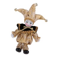 Viktoriánska porcelánová bábika Bábika Eros Blessing Doll s trojuholníkovým zvončekom