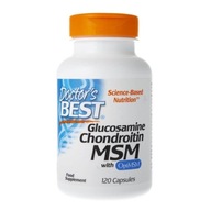 NAJLEPŠÍ Glukosamín Chondroitín MSM s OptiMSM 120