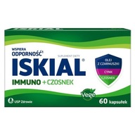 Iskial Immuno + Cesnakový olej čierna rasca vege 60x