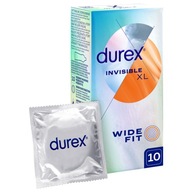 DUREX prezerwatywy Invisible XL 10 duże cienkie