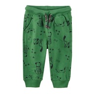 Cool Club Spodnie chłopięce zielone, pieski r 74