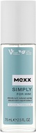 Mexx Simply For Him deodorant s rozprašovačom pre mužov M 75ml