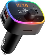 Bluetooth FM adó ELZO autóhoz Bluetooth 5.0 RÁDIÓ QC3.0 MP3