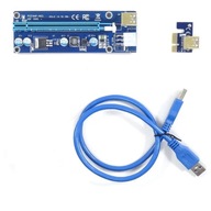 Taśma Riser USB3.0 PCI-E PCI 1x-16x SATA 006C