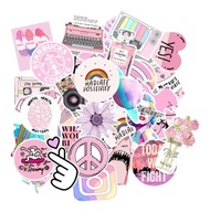 Sada samolepiek Samolepky Sticker Bomb Pink Girl