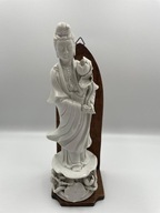 Bardzo rzadka unikatowa figurka antyczna BLANC DE-CHINA wysokość 25cm