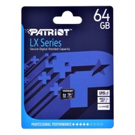 Patriot LX Series microSDHC 64GB Class 10 UHS-I Memóriakártya