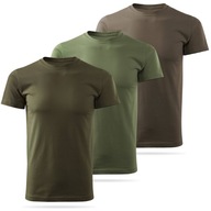 Zestaw bawełnianych wojskowych militarnych koszulek WOT - 3 PAK rozmiar M
