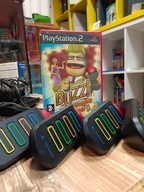 Buzz Muzyczny Quiz PS2 PL+Buzzery Unikat SklepRetr