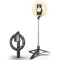 Lampa pierścieniowa USAMS LED tripod selfie stick