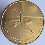 2 ZŁOTE GN -2003- WĘGORZ EUROPEJSKI - RYBA - NBP