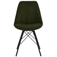 Jedálenská stolička KAESFURT farba olivová moderný štýl do interiéru actona - CHAIR/