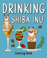 Drinking Shiba Inu Coloring Book Paperland