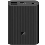 Xiaomi | 3 Ultra kompaktný | Mi Power Bank | 10000 mAh | USB-A, USB-C | čierna